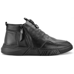 ecco boot men black